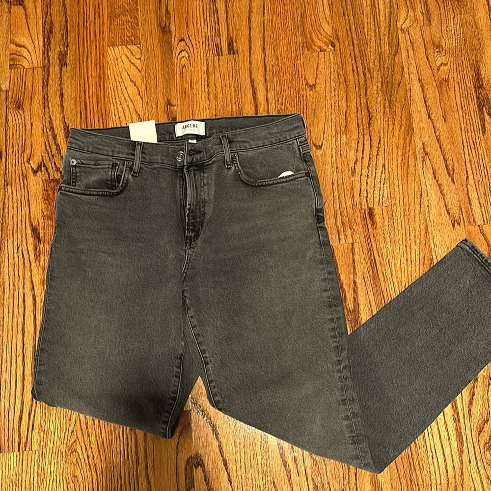 Black straight Leg Jeans